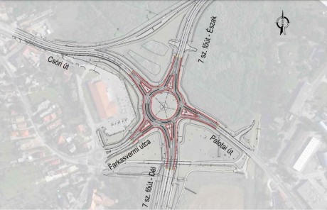 Turbósítás, kétsávosítás - ezt javasolják a szakemberek az Új Csóri úti körforgalomnál